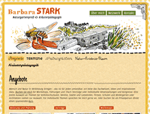Tablet Screenshot of barbarastark.de